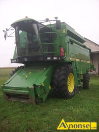 Anonse KOMBAJN, John Deere 2056 1997r. 3150mtg. heder 4,2m. ze stoem do rzepaku i wzkiem, stan bdb, c.230.000z. DRAGANY