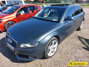 Anonse AUDI A4, 2009r., 2.000cm<sup>3</sup>, 143KM, diesel, kombi, 313.000km, szary, metalik, poduszki powietrzne, 4xPP, ABS, immobiliser, autoalarm, elektryc