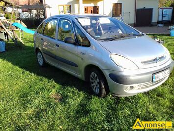 Anonse CITROEN XSARA PICASSO, 2001r./X, 2.000cm<sup>3</sup>, 95KM, turbo diesel + intercooler, hatchback, 278.600km, srebrny, metalik, ABS, ASR, poduszki powi