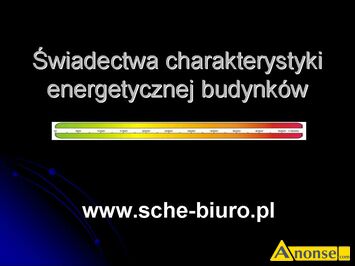 Anonse WIADECTWA ENERGETYCZNE, domy, mieszkania, lokale usugowe WIDNIK