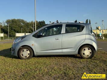 Anonse CHEVROLET SPARK, 2010r., 1.206cm<sup>3</sup>, 81KM, benzyna, hatchback, 136.300km, bkitny, metalik, ABS, immobiliser, autoalarm, poduszki powietrzne,