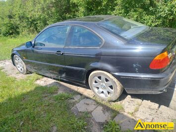 Anonse BMW SERIA 3, 2001r., 1.800cm<sup>3</sup>, 105KM, benzyna, coupe, 240.000km, czarny, BMW E46 Coupe 2001 rok 1,8ci sprawny slizga sie sprzgo TELEFON 51