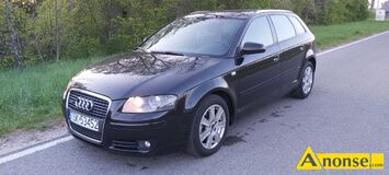 Anonse AUDI A3, 2006r., 2.000cm<sup>3</sup>, 140KM, diesel, hatchback, 250.000km, czarny, metalik, autoalarm, poduszki powietrzne, 8xPP, system kontroli trakc