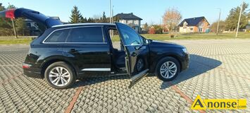 Anonse AUDI Q7, 2019r./I, 2.995cm<sup>3</sup>, 340KM, benzyna, van, 58.000km, czarny, pera, ABS, immobiliser, ASR, autoalarm, poduszki powietrzne, 6xPP, syst