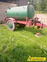 Anonse BECZKA ASENIZACYJNA, polska 2300 l, stan dobry, c.5.100z. OSTROWIEC WITOKRZYSKI