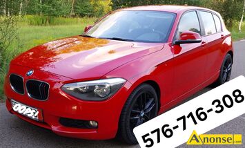Anonse BMW SERIA 1, 2012r., 1.595cm<sup>3</sup>, 136KM, 16V, benzyna, hatchback, 189.336km, czerwony, metalik, poduszki powietrzne, 6xPP, liczba drzwi: 5 drzw