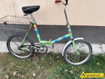Anonse ROWER, skladak rower z bagaznikiem, stan dobry, c.130z. TUMLIN-WGLE