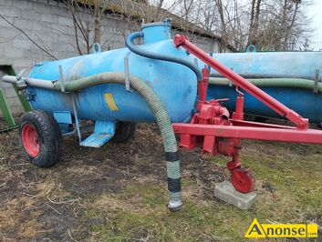 Anonse BECZKA ASENIZACYJNA, 2000l c6500, 3000l c10500,4000l c 12900, 6000l pompa ssąco-tłocząca, ocynk, sprowadzone,wąż, wylewka, transport, t 5177