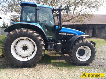 Anonse CIĄGNIK, rolniczy, NEW HOLLAND, garażowany, kpl. obciążników, wałek, klimatyzacja, komfortowa kabina, podnośnik, kpl. zaczepów, kpl. dokumen