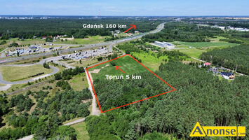 Anonse LUBICZ DOLNY, działka 27000m<sup>2</sup>, przemysłowa, Ogłoszenie bezpośrednio od właściciela Na sprzedaż działka inwestycyjno-przemysłowa o powierzchn