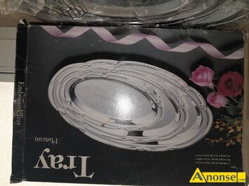Anonse TACKI DO PODAWANIA KIELISZKW, SZKLANEK, zestaw, 3 sztuki. Nigdy nieuywane. W oryginalnym opakowaniu. Wymiary: 38 cm na 27 cm, 31 na 22 cm