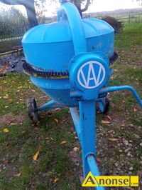 Anonse BETONIARKA, 150l, AGRO-WIKT, Sprzedam mao uywan betoniark firmy Agro-Wikt poj cakowita 260l, robocza 150 l., stan idealny, c.2.750z. F