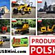 MINIKOPARKA, adowarka Koparka Wozido Osprzt - NOWE 2025 - Prosto od Producenta JSB MINI POLSKA - CENY JU OD 18950 z. Netto za Mini Wozi