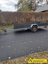 Anonse PRZYCZEPKA, adna przyczepa dmc 1000kg, 350x160cm, 790627033, ocynkowana rama, odnowione burty, nowe wiata, nowa podoga, bdb opony.Papier