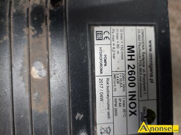 Anonse Zestaw hydroforowy 300l., Sprzedam zestaw hydroforowy 300l.Nowy nie by� u�ywany, stan bardzo dobry, c.3.500z�. RADOM