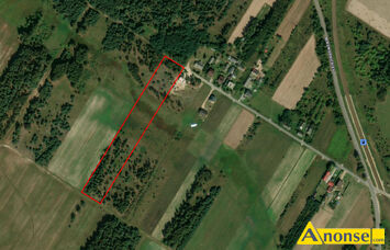 Anonse G�SAWY PLEBA�SKIE, dzia�ka 14745m<sup>2</sup>, budowlana, wjazd z drogi asfaltowej, atrakcyjne po�o�enie, zadrzewiona, mo�liwo�� podzia�u, spokojna oko