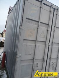 Anonse KONTENER MORSKI, Kontener morski, HC10, wymiary 3,0 m x 2,40 m, stan bardzo dobry., c.9.500z�. WOLA MYS�OWSKA