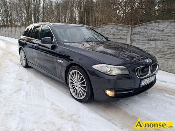 Anonse BMW SERIA 5, 2010r./XII, 1.995cm<sup>3</sup>, 184KM, turbo diesel + intercooler, kombi, 224.200km, czarny, per�a, Sprzedam swoje prywatne auto BMW F11