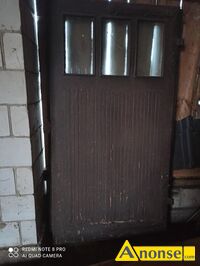 Anonse DRZWI, u�ywane, gara�owe, drewniane dwuskrzyd�owe o wym. 2,10x2,20m, na zawiasach kowalskich, stan bardzo dobry, c.450z� do uzg.. KOZ��W 5