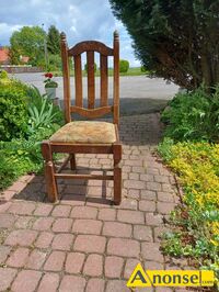 Anonse KRZES�O, kolor ciemny br�z, u�ywane, drewniane, d�bowe krzes�o wy�cielane,kilka sztuk., stan bardzo dobry, c.200z� do uzg.. O�AR�W 601-674