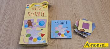 Anonse KSI��KA, W bardzo dobrym stanie jak nowe -kszta�ty 10-STRONICOWA KSI��ECZKA + 10 PUZZLI do nauki kolor�w, kszta�t�w i liczb., stan idealny,