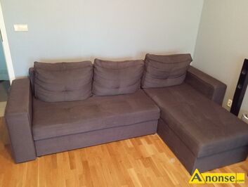 Anonse NARO�NIK, kolor br�z, Witam. Sprzedam naro�nik du�y z funkcj� spania. Zniesienie we w�asnym zakresie. Wymiary ok 253 cm x ok. 155 cm (wystaj