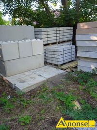 Anonse P�YTY, mo�liwo�� transportu, P�yty drogowe nowe - 3,0x1,0x0,15 Mury oporowe - 180x60x60, 120x60x60, 60x60x60 Cena: 350 z� netto (p�yty drogo