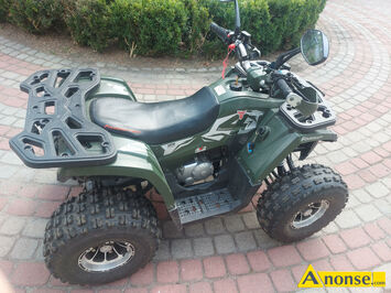 Anonse QUAD, 2021r./XI, 125, 12KM, 100km, zielony, quad, Jak nowy bardzo ma�o u�ywany, stan bardzo dobry, c.4.650z�. KOWALA-KOLONIA