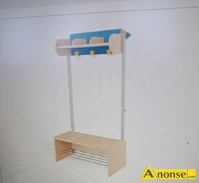 Anonse SZATNIA DLA DZIECI, sprzedam szatni� dla KREDKA niebiesk� na 3 wieszaki, now� nieu�ywan� w ilo�ci 6 sz sprzeda� mo�e by� na faktur�., stan