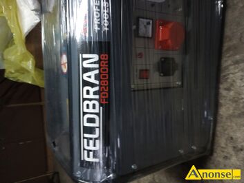 Anonse - AGREGAT, prądotwórczy, FELDBRAN FD2800R8, nowy, stan bardzo dobry, c.2.000zł. RADOM Anonse AGREGAT, prądotwórczy, FELDBRAN FD2800R8, nowy, stan bardzo dobry, c.2.000zł. RADOM