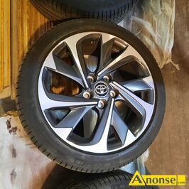 Anonse ALUFELGI TOYOTA, oryginalne 17 x J7; 5 x 114,3; otw�r 60,1mm; ET 50; z czujnikami ci�nienia i letnimi oponami Michelin 215/45R17, c.2.800z�.