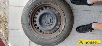 Anonse KO�A MERCEDES 124, 5 �rub felgi stalowe z oponami zimowymi 15 cali ., c.450z�. RADOM