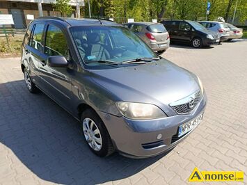 Anonse - MAZDA 2, 2004r./XII, 1.250cm<sup>3</sup>, 75, benzyna, hatchback, 95.000, grafitowy, metalik, immobiliser, ABS, poduszki powietrzne, 8xPP, wspomaganie Anonse MAZDA 2, 2004r./XII, 1.250cm<sup>3</sup>, 75, benzyna, hatchback, 95.000, grafitowy, metalik, immobiliser, ABS, poduszki powietrzne, 8xPP, wspomaganie