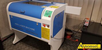 Anonse - LASER CO2 Ploter laserowy CO2 60W 600x400 mm, Ploter laserowy CO2 60W 600x400 mm Pierwszy właściciel Kupiony Listopad 2018 OPIS Sprawny w do Anonse LASER CO2 Ploter laserowy CO2 60W 600x400 mm, Ploter laserowy CO2 60W 600x400 mm Pierwszy właściciel Kupiony Listopad 2018 OPIS Sprawny w do