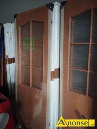 Anonse DRZWI, nowe, Sprzedam nowe pe�ne i oszklone prawe i lewe, kolor olcha szer. 80cm. Sprzeda� mo�e by� na faktur�. Cena za 1 sz 180 z�., stan