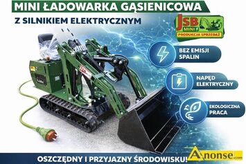 Anonse MAN JSB MINI, 2023r., 1.000cm<sup>3</sup>, elektryczny, 111km, NASZE MINIMASZYNY Z SILNIKIEM ELEKTRYCZNYM • E-�adowarka ko�owa MS-L116 – 43 999 z�