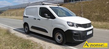 Anonse PEUGEOT PARTNER, 2019r., 1.500cm<sup>3</sup>, 102KM, diesel, 37.000km, bia�y, furgon blaszany, ASR, system kontroli trakcji, ABS, immobiliser, autoalar