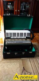Anonse AKORDEON, HOHNER 120 ATLANTIC 4N, Sprzedam akordeon Hohner Atlantic 120 Deluxe IV musette w fabrycznym stanie technicznym i wizualnym klawia