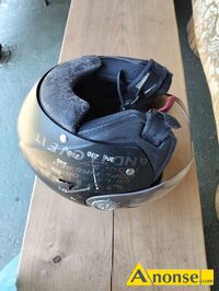 Anonse KASK, kask uzywany czarny z przylbica, c.35z�. TUMLIN-W�GLE