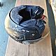 KASK, kask uzywany czarny z przylbica, c.35z�. TUMLIN-W�GLE