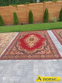 Anonse DYWAN, u�ywany, we wzory tureckie o wymiarach:1,50 x 2,50m i 2 x 3m, stan bardzo dobry, c.120z�/sz do uzg.. KOZ��W