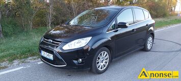 Anonse FORD C-MAX, 2012r., 1.600cm<sup>3</sup>, 95KM, diesel, van, 193.800km, czarny, metalik, system kontroli trakcji, ABS, immobiliser, autoalarm, poduszki