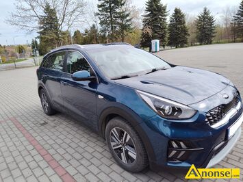 Anonse KIA Niro, 2019r., 1.600cm<sup>3</sup>, 141KM, hybrydowy, 101.000km, niebieski, ABS, immobiliser, ASR, system kontroli trakcji, centralny zamek, kompute