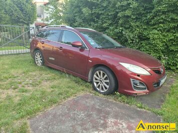 Anonse MAZDA 6, 2010r./I, 2,2cm<sup>3</sup>, 180KM, 16V, diesel, kombi, 348.000km, bordowy, metalik, ABS, system kontroli trakcji, autoalarm, centralny zamek,