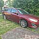 MAZDA 6, 2010r./I, 2,2cm<sup>3</sup>, 180KM, 16V, diesel, kombi, 348.000km, bordowy, metalik, ABS, system kontroli trakcji, autoalarm, centralny zamek,
