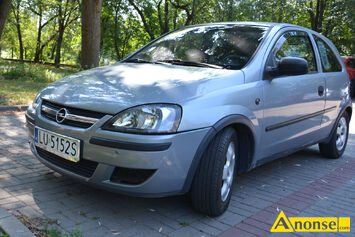 Anonse OPEL CORSA, 2005r., 1.229cm<sup>3</sup>, 82KM, 16V, benzyna, hatchback, 122.335km, szary, metalik, ABS, poduszki powietrzne, 4xPP, centralny zamek, ele