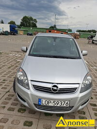 Anonse OPEL ZAFIRA, 2014r., 160.000cm<sup>3</sup>, 140KM, turbo benzyna + gaz, 184.000km, srebrny, Sprzedam opla Zafira z 2014 roku tylko 184 tys przebiegu 7m