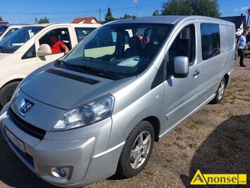 Anonse PEUGEOT EXPERT, 2009r., 2.000cm<sup>3</sup>, 136KM, diesel, 261.000km, srebrny, metalik, ABS, ASR, poduszki powietrzne, 4xPP, wspomaganie kierownicy, e