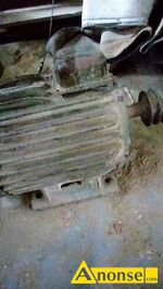 Anonse SILNIK, SILNIK ELEKTRYCZNY, TR�JFAZOWY 5,5 KW, 1400 OBR/MINUT, stan dobry, c.700z�. DOMASZOWICE