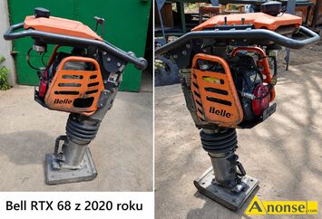 Anonse ZAG�SZCZARKA, Stopa wibracyjna / ubijak BELLE RTX 68 – 2020 rok Sprzedam ubijak stopowy BELLE RTX 68 z 2020 roku. Maszyna sprawna, gotowa